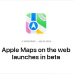 Apple Maps on the web
