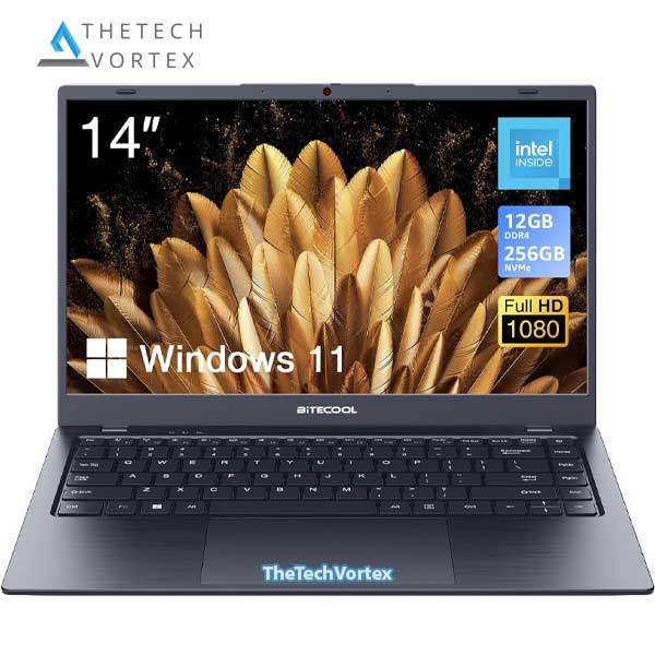 BiTECOOL HaloBook – 14-inch Windows 11 Laptop